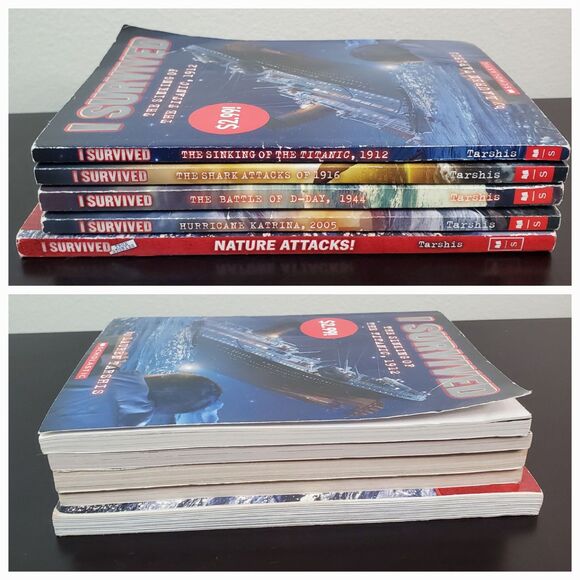 I Survived Books Lot of 5 by Lauren Tarshis Paperback - Picture 3 of 10